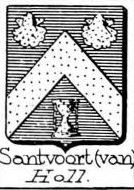 Santvoort Coat of Arms / Family Crest 2