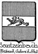 Santzenbach Coat of Arms / Family Crest 0
