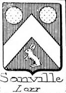 Sanville Coat of Arms / Family Crest 1