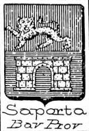 Saporta Coat of Arms / Family Crest 1