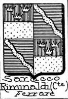 Saracco Coat of Arms / Family Crest 1