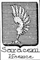 Saraceni Coat of Arms / Family Crest 1