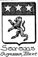 Sarans Coat of Arms / Family Crest 0