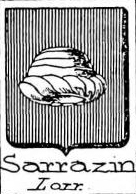 Sarrazin Coat of Arms / Family Crest 1