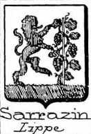 Sarrazin Coat of Arms / Family Crest 4