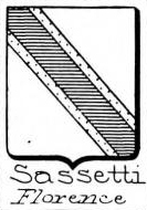 Sassetti Coat of Arms / Family Crest 1