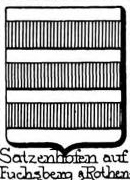 Satzenhofen Coat of Arms / Family Crest 1