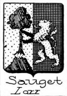 Sauget Coat of Arms / Family Crest 1