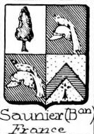 Saunier Coat of Arms / Family Crest 0