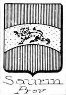 Saurin Coat of Arms / Family Crest 3