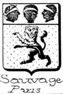 Sauvage Coat of Arms / Family Crest 3