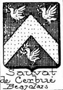 Sauvat Coat of Arms / Family Crest 1