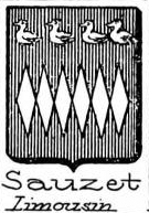 Sauzet Coat of Arms / Family Crest 2