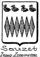 Sauzet Coat of Arms / Family Crest 3
