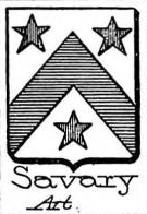 Savary Coat of Arms / Family Crest 2