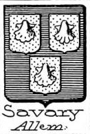 Savary Coat of Arms / Family Crest 7