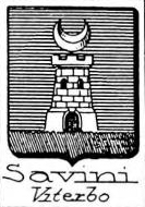 Savini Coat of Arms / Family Crest 8