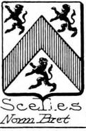 Scelles Coat of Arms / Family Crest 1