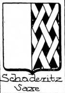 Schaderitz Coat of Arms / Family Crest 2