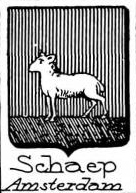 Schaep Coat of Arms / Family Crest 1