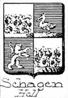 Schagen Coat of Arms / Family Crest 1