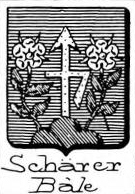 Scharer Coat of Arms / Family Crest 1