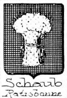 Schaub Coat of Arms / Family Crest 2