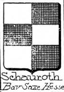 Schauroth Coat of Arms / Family Crest 2