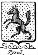 Scheck Coat of Arms / Family Crest 1