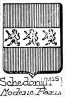 Schedoni Coat of Arms / Family Crest 0