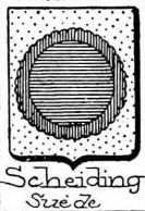 Scheiding Coat of Arms / Family Crest 1