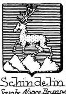 Schindelin Coat of Arms / Family Crest 3