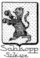 Schkopp Coat of Arms / Family Crest 1