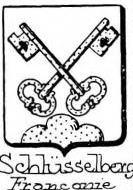 SCHLUSSELBERG Coat of Arms / Family Crest 1