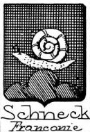 Schneck Coat of Arms / Family Crest 1