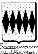 Schneewasser Coat of Arms / Family Crest 1