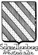 Schnellenberg Coat of Arms / Family Crest 1