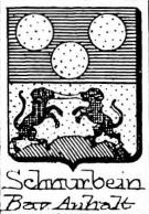 Schnurbein Coat of Arms / Family Crest 1