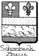 Schonbeck Coat of Arms / Family Crest 2
