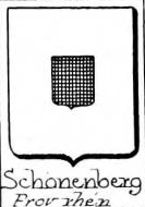 Schonenberg Coat of Arms / Family Crest 1