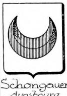 Schongauer Coat of Arms / Family Crest 1