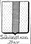 Schonstein Coat of Arms / Family Crest 1