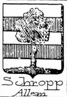 Schropp Coat of Arms / Family Crest 1