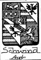 Schwind Coat of Arms / Family Crest 1