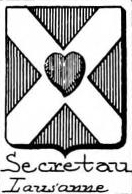 Secretan Coat of Arms / Family Crest 1