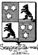Senger Coat of Arms / Family Crest 3