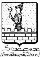 Senger Coat of Arms / Family Crest 1
