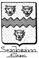 Senheim Coat of Arms / Family Crest 3