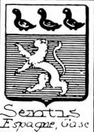 Sentis Coat of Arms / Family Crest 1