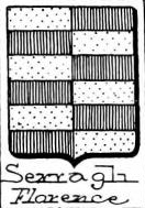 Serragli Coat of Arms / Family Crest 1